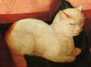 Un chat blanc, détail de 